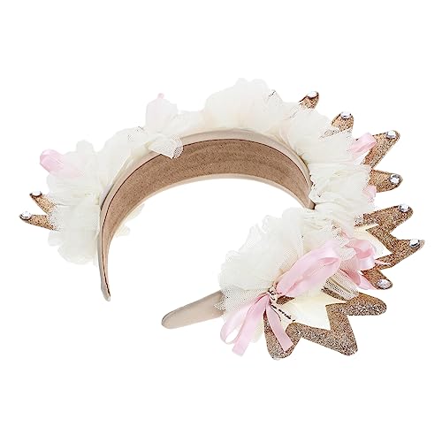 BESTYASH Haarband für Damen mit Krone Glitzerndes Haarschmuck für Partys Besondere Anlässe Bequem und Geburtstagsfeiern Festlichkeiten Hochwertiges Material von BESTYASH