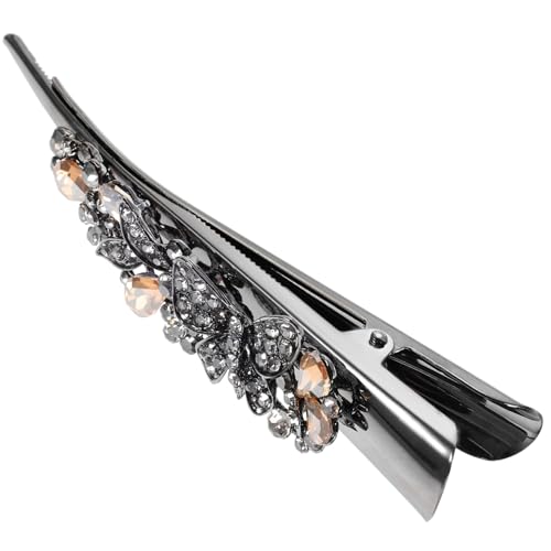 BESTYASH Haarklammer für Damen mit Großer Alligator Haarclip Champagnerfarbe für Stylische Frisuren und Hochsteckfrisuren Robustes Eleganter Haarschmuck für Dickes Haar von BESTYASH