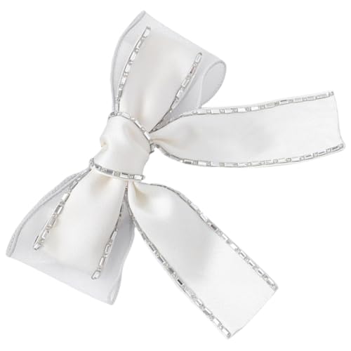 BESTYASH Haarnadel Schleife Dame Strass Schmetterling Haarspange Frau Haarschleifen Clip Kind Hochzeit Schwarze Quaste Mädchen Schleife Haarnadel Funkeln Kleines Seidiges Accessoire von BESTYASH