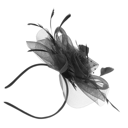 BESTYASH Fascinator Hut Für Eleganter Mesh Haarschmuck Mit Federn Für Tea Party Und Bankett Perfektes Stirnband Für Braut Und Besondere Anlässe von BESTYASH