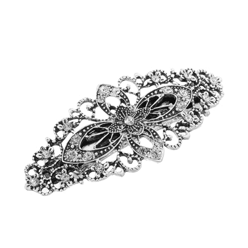 BESTYASH Vintage Haarschmuck Mit Blumen Und Kristallen Elegante Haarspangen Für Damen Vielseitige Haarklammern Für Hochzeiten Und Partys Modische Accessoires Für Frauen Und Mädchen von BESTYASH