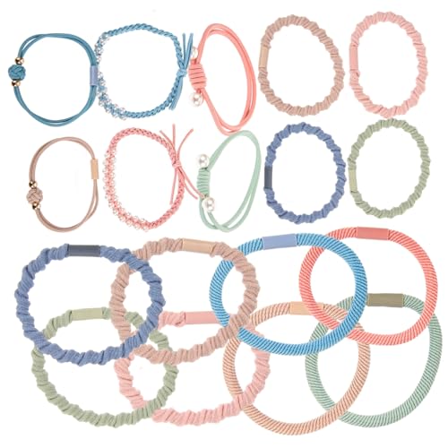 BESTYASH 20stücke Perlen-haargummis Für Frauen Elastische Haarbänder Für Geflochtene Zöpfe Haarschmuck Für Hochzeiten Partys Und Besondere Anlässe von BESTYASH