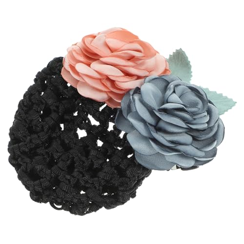 BESTYASH Haarspange Haarnetz Für Haarknotenabdeckung Haarschmuck Damen Haarbrötchen Dutthaar Haarpflegezubehör Mädchen Haarzubehör Damen Haarschmuck Ballett Haarnetz Frauen Haarnetze Stoff von BESTYASH