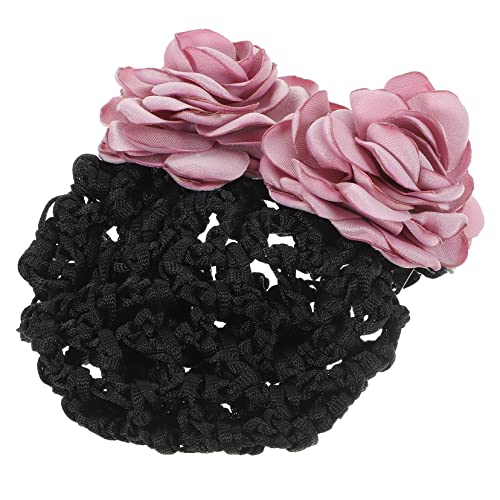 BESTYASH Haarknoten Abdeckung mit Blumenmuster Elastisches Haarnetz für Damen Haarknoten Netz für Ballett und Tanz Haar Accessoire für Formelle Anlässe Langlebig und Weich von BESTYASH