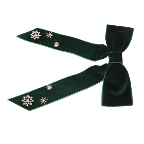 BESTYASH Elegant Velvet Hair Clip Mit Strass-sternen Große Schleifen-haarspange Für Damen Haaraccessoire Für Festliche Anlässe Und Tägliches Styling Edlem von BESTYASH