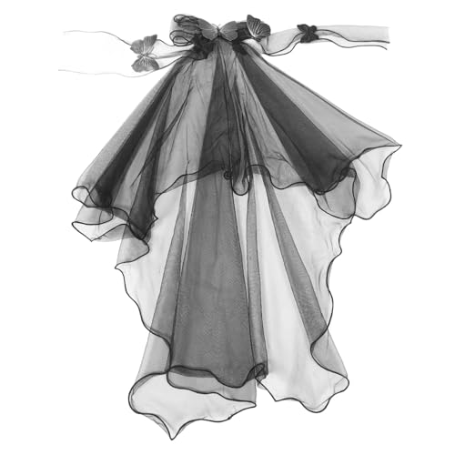 BESTYASH Hochzeits-haarschmuck Mit Schleier Und Schmetterlingen Elegantes Tüll-accessoire Für Bräute Vielseitig Einsetzbar Für Halloween Und Thematische Partys Komfortabel Und Einfach von BESTYASH