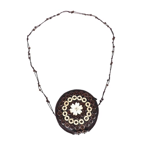 BESTYASH Handgewebte Boho Umhängetasche mit Kokosnussschale Gehäkelte Schultertasche Praktisches Portemonnaie für Kosmetik Ohrhörer und Kreditkarten Ethnischer Stil Leicht und Vielseitig BESTYASH Handgewebte Boho Umhängetasche mit Kokosnussschale Gehäkelte Schultertasche Praktisches Portemonnaie für Kosmetik Ohrhörer und Kreditkarten Ethnischer Stil Leicht und Vielseitig von BESTYASH