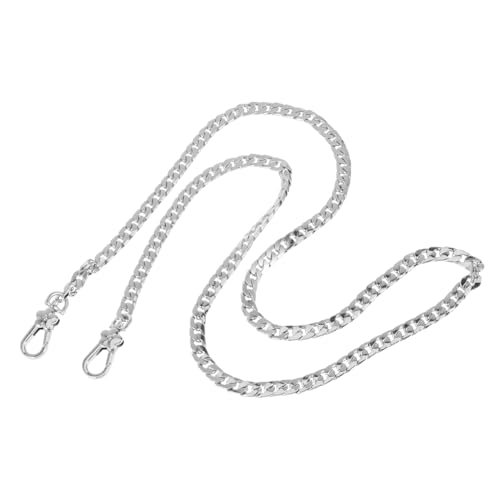 BESTYASH Handtaschenkette Flach Silber mit Eleganten Schnallen Robuster Metall Schulterriemen für Damen Umhängetaschen Ersatzriemen für Crossbody und Clutch Taschen Einfach zu Montieren von BESTYASH