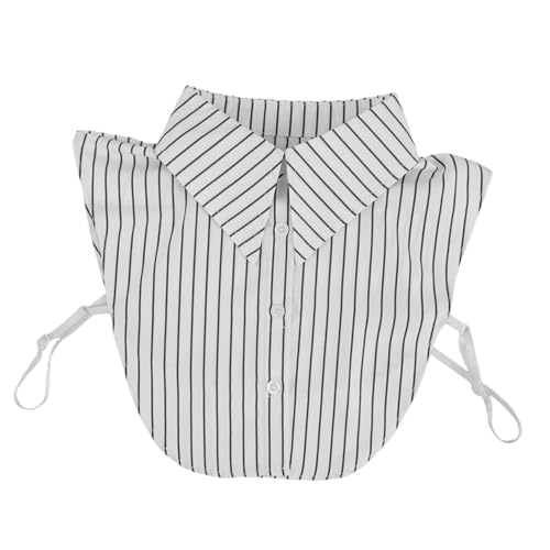 BESTYASH Abnehmbare Damen Fake Kragen Mit Weißen Streifen Stilvolles Design Für Büro Alltag Und Gesellschaftliche Anlässe Bequem Und Vielseitig Kombinierbar Für Frauen Die Eleganz von BESTYASH