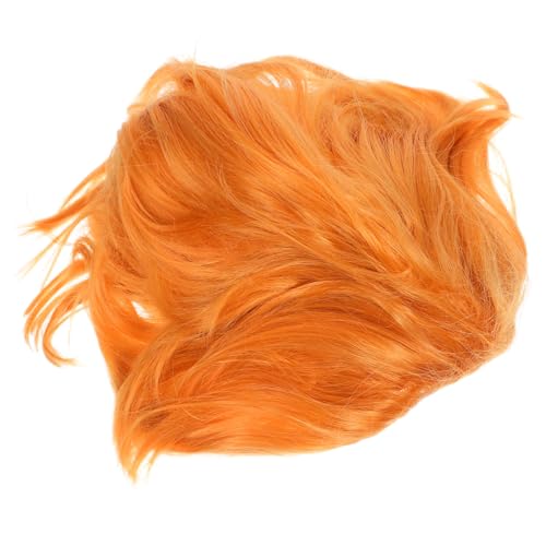 BESTYASH Herren Kurzhaar Perücke Goldfarben Hitzebeständig Atmungsaktiv Komfortabel Für Karneval Halloween Cosplay Party Mit Sicherem Sitz Und Leichtem Material von BESTYASH