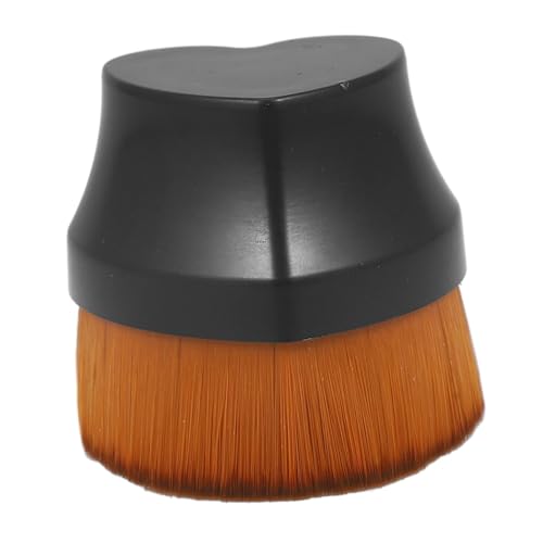 BESTYASH Herzförmiger Make-up-Pinsel Gesichts- Make-up Pinsel Mädchen Kissen-Grundlage Mini Foundation-Pinsel für flüssiges Make-up Foundation-Applikatorpinsel Plastik Black von BESTYASH