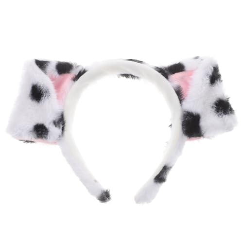 BESTYASH Hundeohren Stirnband Cosplay Zubehör für Halloween Kostüm Tierohren Haarreif für Erwachsene Party Dekoration Leichtes Design mit Hundemotiv von BESTYASH