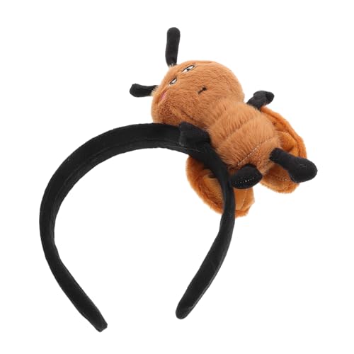 BESTYASH Plüsch Stirnband Mit Kakerlaken Motiv Lustige Kopfbedeckung Für Party Kostüm Geburtstag Verspieltes Accessoire Für Erwachsene Neuheit Requisit von BESTYASH