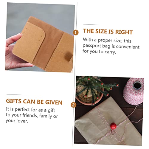 BESTYASH Kartenhalter Aus Kraftpapier Duffle Dünner Halter Taschen Umhängeband Tasche Geldbörse Geldklammer Kartenhalter Herren Geldklammer Brieftasche Reisetasche Damen von BESTYASH