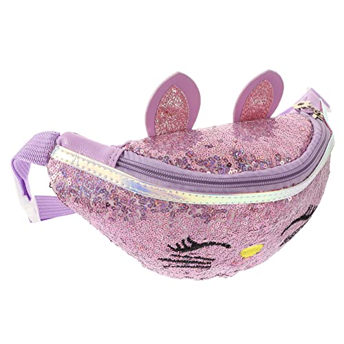 BESTYASH Katzen-Crossbody-Tasche Mit Glitzer Niedlicher Cartoon-Stil Für Junge Mädchen Teenager Und Damen Vielseitig Einsetzbar Für Snacks Spielzeug Und Persönliche Gegenstände von BESTYASH