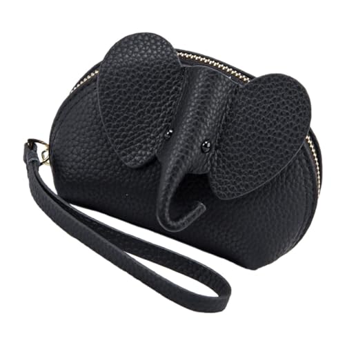 BESTYASH Kawaii Cartoon Damen Münztasche Echtleder Kleine Lippenstifttasche Kosmetiktasche Handgehalten Multifunktional von BESTYASH