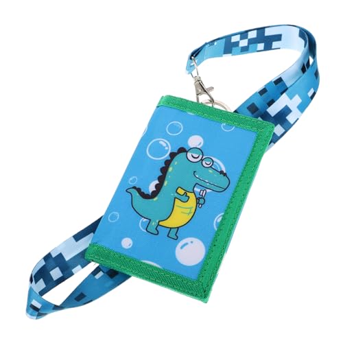 BESTYASH Cartoon Geldbörse Für Jungen Multifunktionale Junge Mädchen-Brieftasche Mit Reißverschluss Niedliche Krokodil-Design Aufbewahrung Für Karten Münzen Und Bargeld Für von BESTYASH