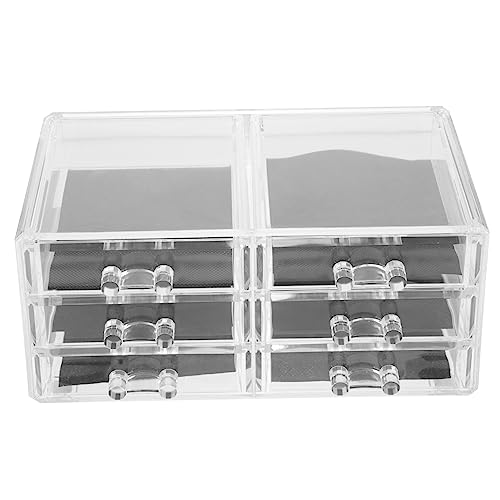 BESTYASH Klarer Acryl Makeup Organizer mit Kosmetik Aufbewahrungsbox für Schreibtisch und Badezimmer Transparent Langlebig Einfach zu Reinigen für von BESTYASH