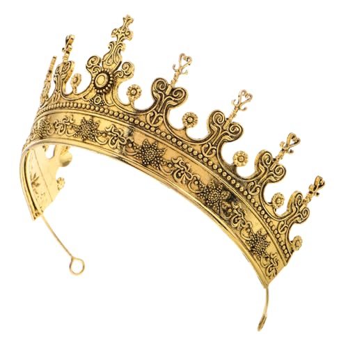 BESTYASH Kostümkrone Für Männer Aus Dekorative Partykrone Vintage-krone Als Requisite Für Festivals Und Geburtstage Handgefertigt Mit Detaillierter Verarbeitung von BESTYASH