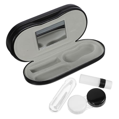 BESTYASH Kontaktlinsenbehälter Aus Linsenbox Mit Flockstoff Tragbarer Linsenbehälter Kleiner Organizer Für Kontaktlinsen Langlebiger Linsenbehälter von BESTYASH