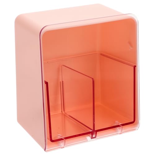 BESTYASH Kosmetik Aufbewahrungsbox mit Deckel Multifunktionale Transparente Organizer Box für Badezimmer Schlafzimmer und Wohnräume Platzsparend und Leicht zu Reinigen Rosa von BESTYASH