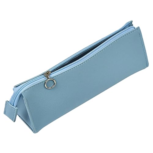 BESTYASH Kosmetiktasche Für Damen Multifunktionale Wasserfeste Pu-Leder Make-up Tasche Himmelblau Als Reise Und Aufbewahrungslösung Für Kosmetik Und Schreibwaren von BESTYASH