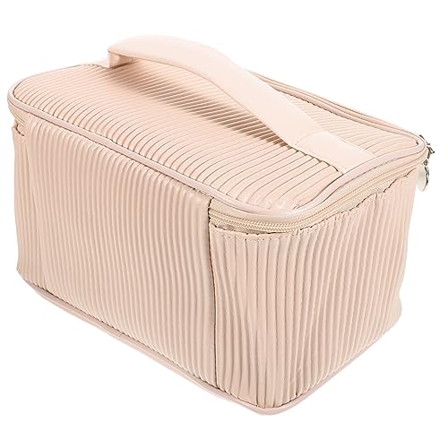 BESTYASH Kosmetiktasche Für Damen Reise-Make-up-Tasche Tragbarer Kulturbeutel Organizer-Tasche Aus Leder Mit Reißverschlusstaschen Für Make-up Und Utensilien von BESTYASH