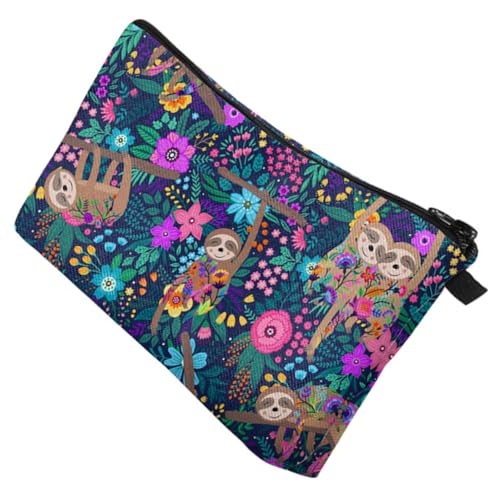 BESTYASH Kosmetiktasche Für Damen Tragbare Dekorative Make-up Tasche Mit Einzigartigem Sloth-Design Für Und Tägliche Nutzung Praktischer Toilettenorganizer Leicht Und Multifunktional von BESTYASH