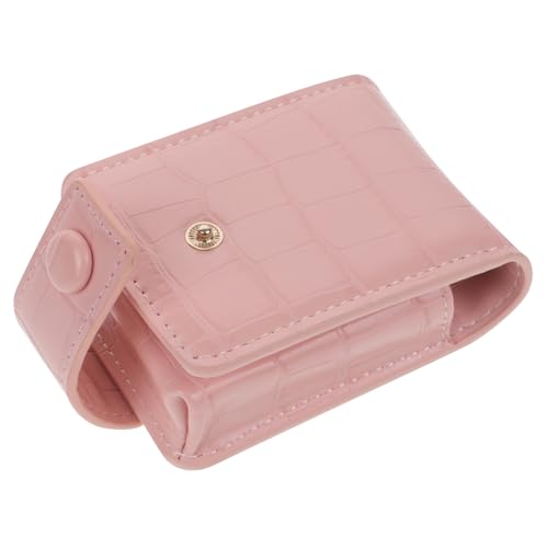 BESTYASH Kosmetiktasche Make Up Kosmetiktasche Schlanke Lippenstifttasche Gloss Damen Kulturbehälter Toilettenartikel Kosmetik Reisetasche Etui Pink Pu von BESTYASH