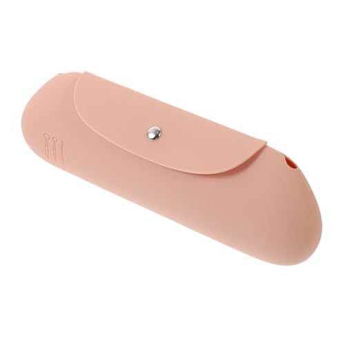 BESTYASH Kosmetiktasche Reisen Make-up-Reisetasche Reiseetui für Make-up-Pinsel Reise-Kosmetikbürstentasche Organizer-Tasche für Make-up-Pinsel Reise-Make-up-Pinseletui Kieselgel Khaki von BESTYASH