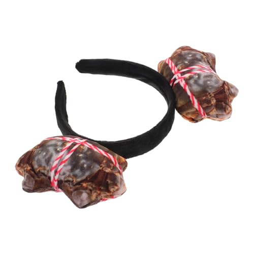 BESTYASH Krabben Stirnband Meerestier Kostüm-haarband Party Kopfschmuck Strand Haarschmuck Krabbe Masken Requisit Realistische Optik Cosplay Haarreif Accessoires von BESTYASH