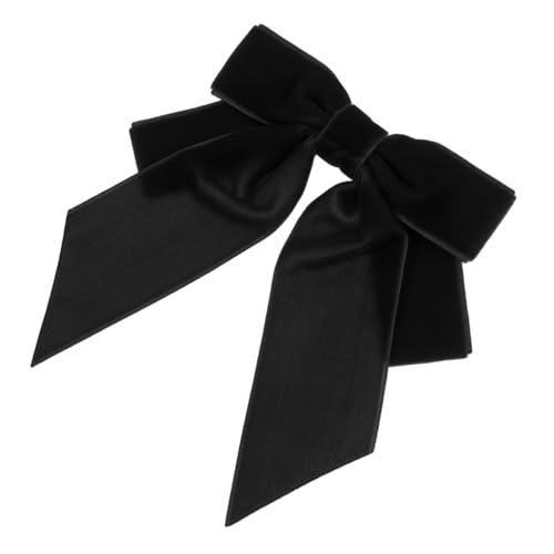BESTYASH Klassische Schwarze Samtfliege Für Damen Und Herren Vorgebundene Verstellbare Clip-brosche Für Hemden Formelle Anlässe Hochzeiten Und Schuluniformen von BESTYASH