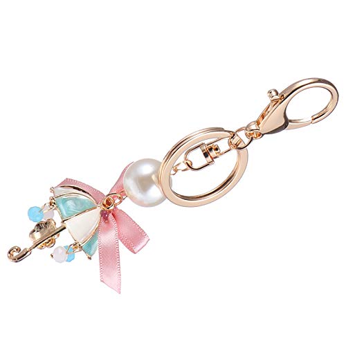 BESTYASH Schlüsselanhänger Für Mädchen Roman Schlüssel Tasche Regenschirm Bogen Form Schmuck Frauen von BESTYASH