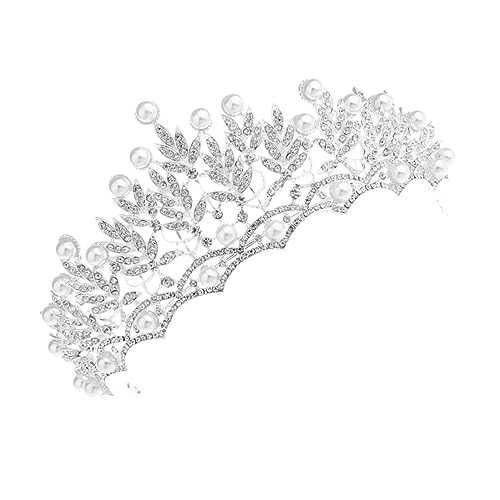 BESTYASH Kristallbesetzte Brautkrone Haarschmuck Leichtes Bequemes Diadem für Hochzeit Einzigartiges Design Perfektes Accessoire für Braut und Festtagsfeier von BESTYASH