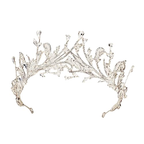 BESTYASH Kristallbesetztes Vintage Haarreif Brautschmuck Eleganter Damen Haarschmuck für Hochzeit Langlebiges Legierungs Accessoire mit Festem Sitz Party und Bühnenkopfbedeckung von BESTYASH