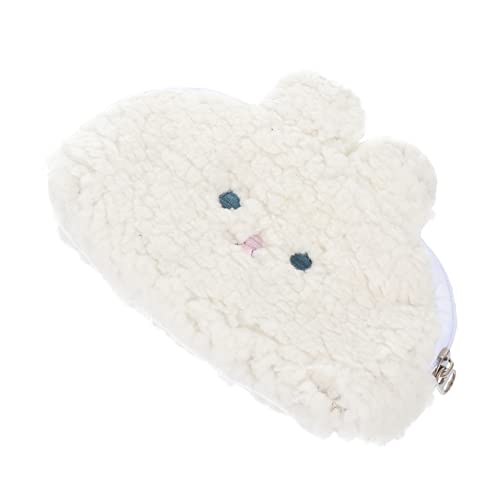 BESTYASH Rabbit Münzbeutel Baumwolle Tragbare Hasen Geldtasche mit Reißverschluss für Frauen Entzückende Aufbewahrungstasche für Münzen Schlüssel Kosmetik von BESTYASH