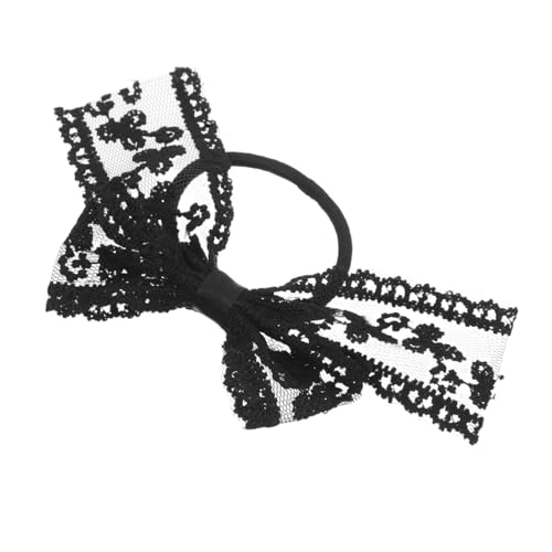BESTYASH Lace Bow Haar Scrunchies Für Frauen Und Mädchen Elastische Haargummis Dehnbar Weiche Stoffe Eleganter Haarschmuck Für Pferdeschwanz Teiliges von BESTYASH