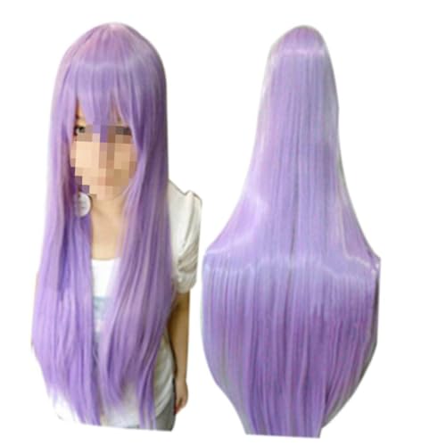 BESTYASH Lange Gerade Perücke Für Frauen Kunstfaser Mit Für Cosplay Und Kostümpartys Natürliches Aussehen Anpassbar Und Vielseitig von BESTYASH