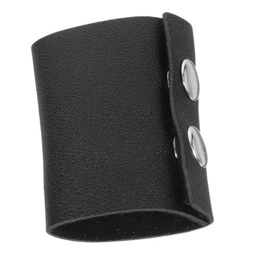 BESTYASH Leder Haarhalter Für Damen Pferdeschwanzhalter Aus Hochwertigem PU Leder Einfache Haarbänder Stilvolle Und Langlebige Haaraccessoires von BESTYASH