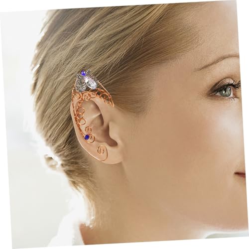 BESTYASH Leichte Handgefertigte Elf Ohrclips für Frauen nicht Durchstochen Modische Statement Ohrklemmen für Teenager Mädchen Bequeme Sichere Ohrringe für Festivals und Alltag von BESTYASH