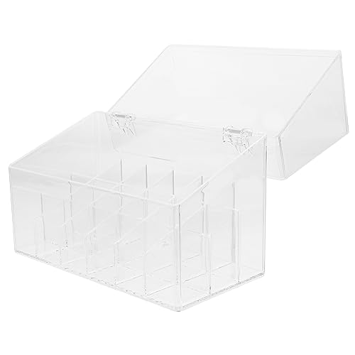 BESTYASH Lippenstift-organizer Für Schreibtisch Transparente Lippenstiftbox Mit Großem Fassungsvermögen Separates Aufbewahrungssystem Für Ordentliche Und Übersichtliche Lagerung Von Lippens von BESTYASH