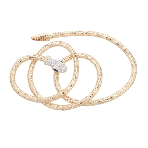 BESTYASH Magnetische Schlange Halskette Verstellbar Minimalistisches Design mit Strassbesatz Eleganter Tieranhänger Modeschmuck für Frauen Halloween Party von BESTYASH