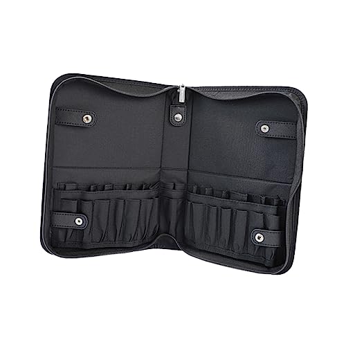 BESTYASH Make Up Pinsel Tasche mit Fächern Großer Kosmetik Organizer Beutel Leichter Makeup Brush Holder Tragbare Aufbewahrungstasche für Pinsel und Kosmetik für Reisen und Profi Anwendung von BESTYASH