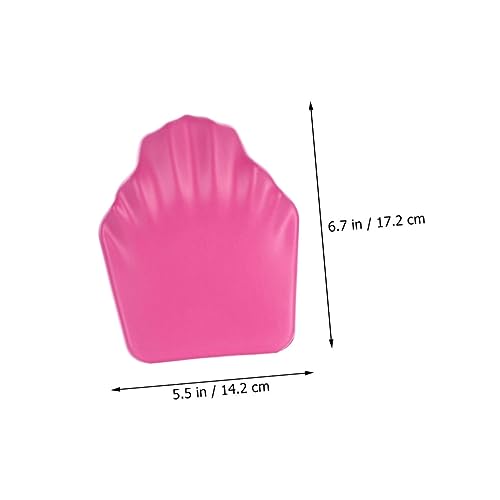 BESTYASH Maniküre Handauflage Kissen aus Silikon Rutschfest Waschbar Ergonomisch für Nageldesign und Handpflege Tragbar für Zuhause und Nagelstudio Angenehme Handstütze für Langes Arbeiten von BESTYASH