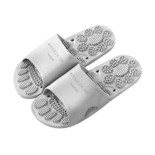 BESTYASH Massage Hausschuhe Bequeme Pediküre Slipper mit Fußmassagefunktion Rutschfeste Badeschuhe für Damen und Herren für Badezimmer Schlafzimmer Hotel von BESTYASH