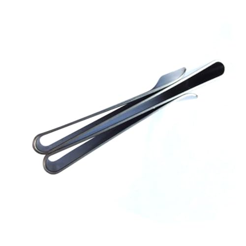 BESTYASH Messing Geldbeutel Clip Vintage Fold Brieftaschen Clip für Kreditkarten und Bargeld Robuste Geldklammer mit Gravurfläche für Persönliche Nachrichten von BESTYASH