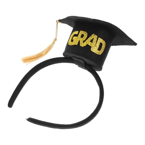BESTYASH Graduation Tassel Headband Mit Mini Hut Perfektes Haaraccessoire Für Abschlussfeiern Vielseitig Einsetzbar Für Partys Und Hochzeiten Aus Bequemem Weichem Material Gefertigt von BESTYASH