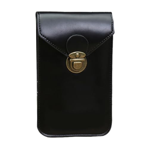 BESTYASH Mini Gürteltasche Handy Tasche PU Leicht mit Hasp Verschluss Kratzschutz für Männer Sport Freizeit Alltag Geeignet Zufällige Farbe Zufällige Farbe von BESTYASH