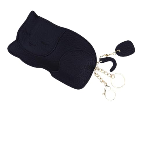 BESTYASH Mini Münzbeutel Change Purse mit Kreativem Katzen Design Ultradünn Leicht Kompakt für Kleingeld Schlüssel Lippenstift Passend für Damen und Unterwegs von BESTYASH