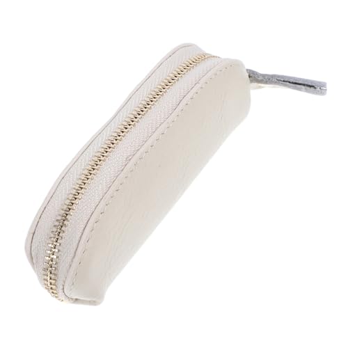 BESTYASH Mini Münzbeutel Damen Süßes Japanisches Design mit Reißverschluss für Alltag Reisen Shopping Praktische Geldbörse für Münzen und Kleinigkeiten Weiß von BESTYASH